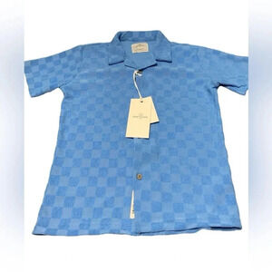 Little boys collared shirt in blue size 6​